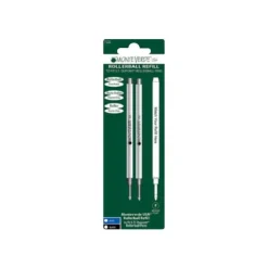 Monteverde - 2 Recharges pour roller Dupont - noir - pointe fine