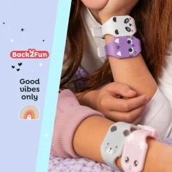 Montre panda Back2Fun - design kawaii en silicone - affichage 12 h - pile incluse