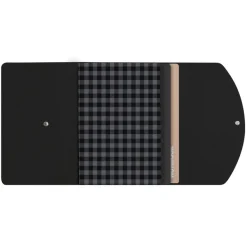 Multicarnet Clover Classic -2 carnets lignés et 1 carnet uni - 15 x 21 cm - Casual, Classic noir et Kraft - Exacompta