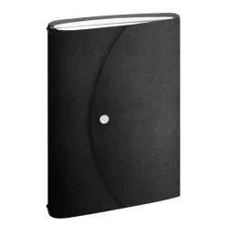 Multicarnet Clover Classic -2 carnets lignés et 1 carnet uni - 15 x 21 cm - Casual, Classic noir et Kraft - Exacompta