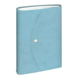Multicarnet Clover Céleste -2 carnets lignés et 1 carnet uni - 15 x 21 cm - Paloma, Elise bleu et Kraft - Exacompta