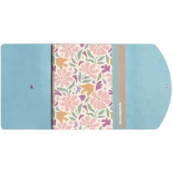 Multicarnet Clover Céleste -2 carnets lignés et 1 carnet uni - 15 x 21 cm - Paloma, Elise bleu et Kraft - Exacompta