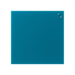 Naga - Tableau en verre - 45 x 45 cm - Bleu pétrole