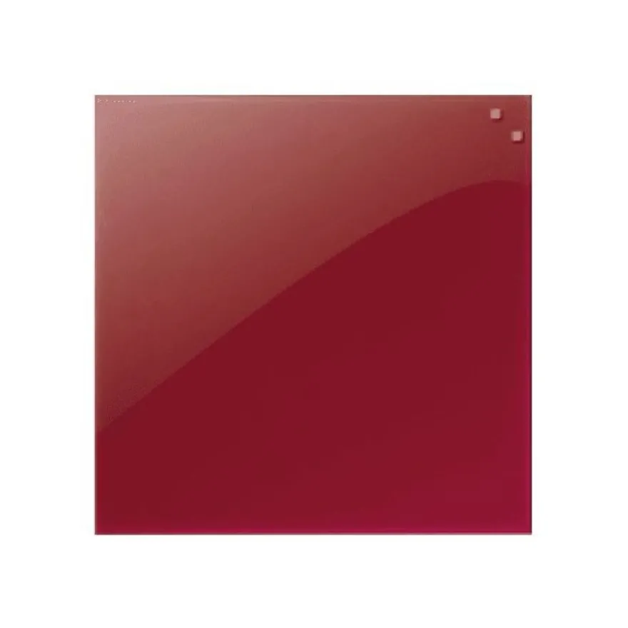 Naga - Tableau en verre - 45 x 45 cm - Rouge