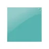 Naga - Tableau en verre 45 x 45 cm - turquoise