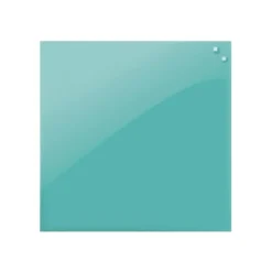 Naga - Tableau en verre 45 x 45 cm - turquoise