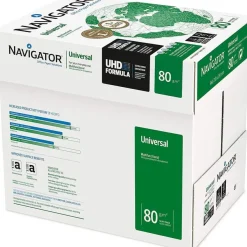 Navigator Universal - Papier blanc - A4 (210 x 297 mm) - 80 g/m² - 2500 feuilles (carton de 5 ramettes)