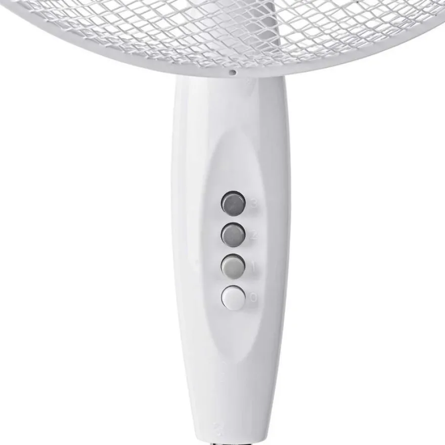 Nedis - Ventilateur sur Pied - 40 cm - 3 vitesses - blanc