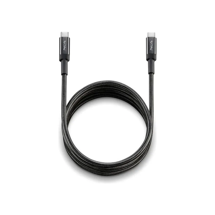 NGS - Câble USB-C - 3 m - 100W - noir