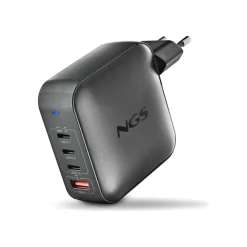 NGS - Chargeur secteur - Ultra Rapide - 165 Watt - 4 connecteurs de sortie (3 x USB-C, USB type A) - noir