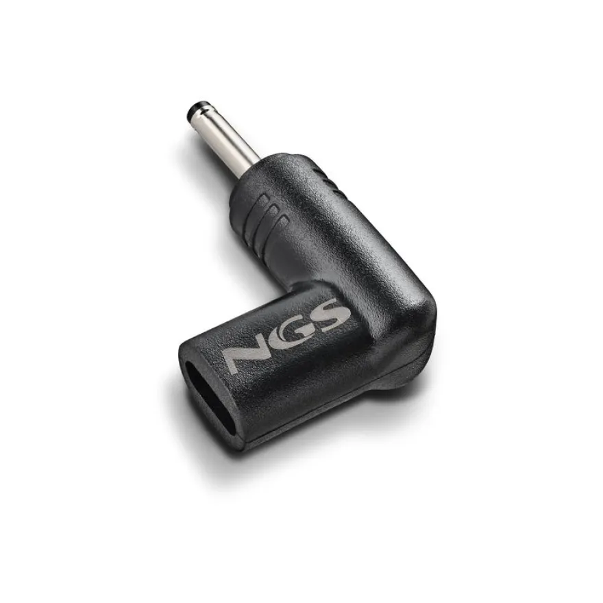 NGS BUD-AC - Kit adaptateur de connecteur d'alimentation - Alimentation USB (100 W) - noir