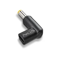 NGS BUD-AC - Kit adaptateur de connecteur d'alimentation - Alimentation USB (100 W) - noir