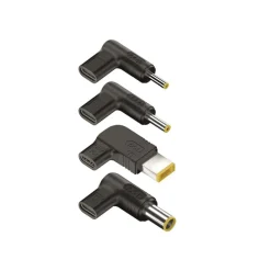 NGS BUD-L - Kit adaptateur de connecteur d'alimentation - Alimentation USB (100 W) - noir