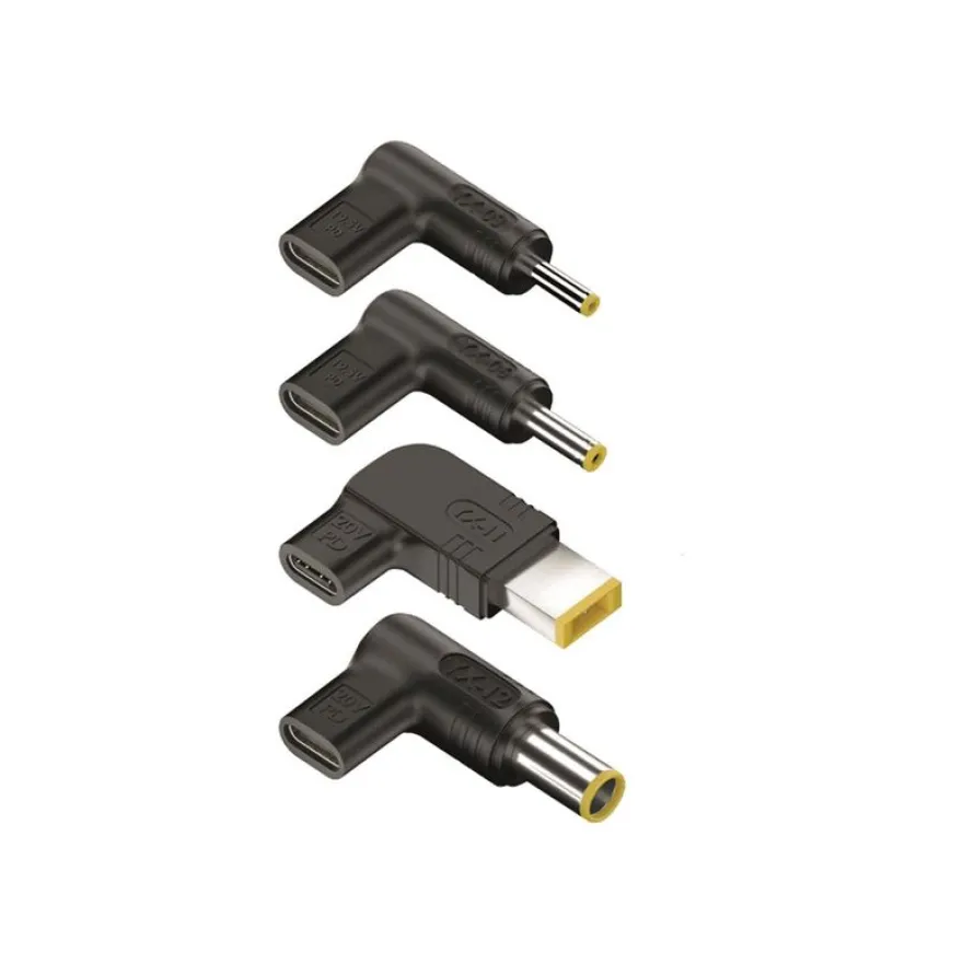 NGS BUD-L - Kit adaptateur de connecteur d'alimentation - Alimentation USB (100 W) - noir