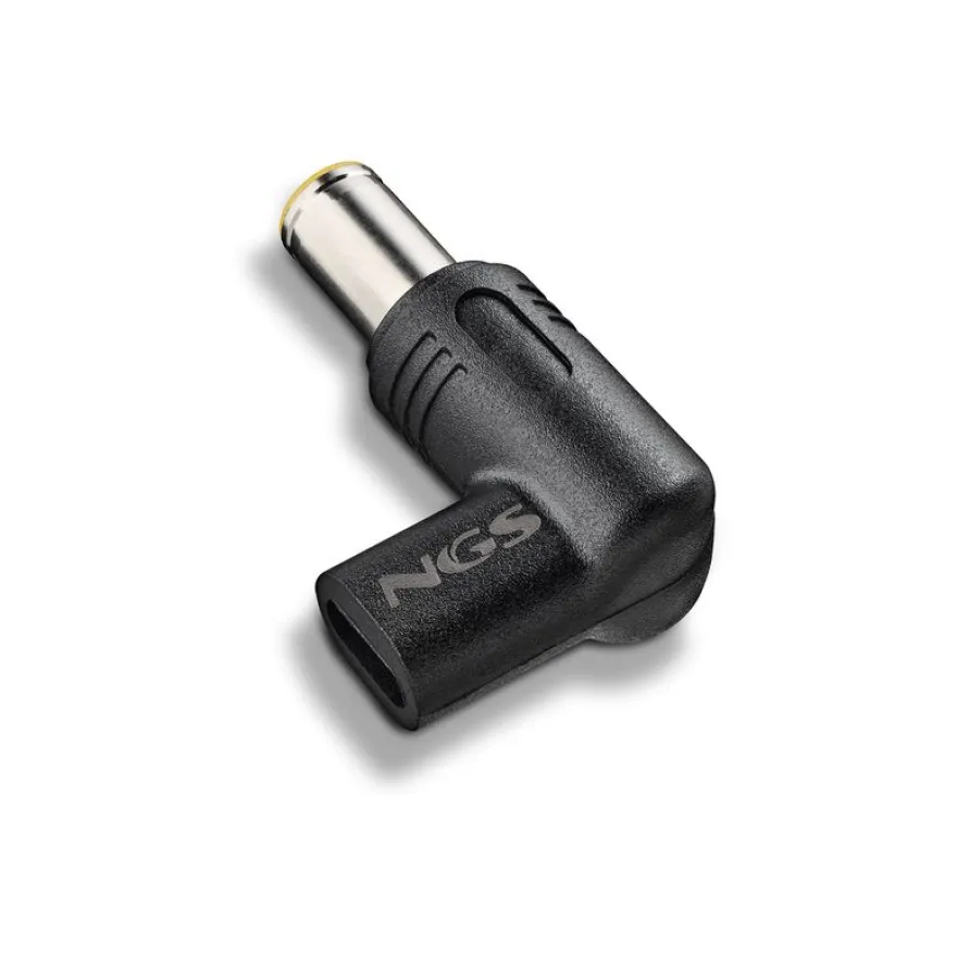NGS BUD-L - Kit adaptateur de connecteur d'alimentation - Alimentation USB (100 W) - noir