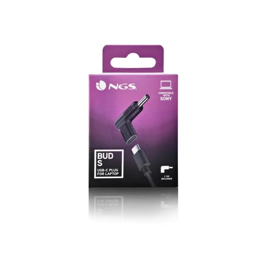 NGS BUD-S - Adaptateur pour prise d'alimentation - Alimentation USB (100 W) - noir