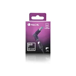 NGS BUD-T - Kit adaptateur de connecteur d'alimentation - Alimentation USB (100 W) - noir