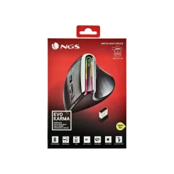 NGS Evo - souris ergonomique sans fil - noir