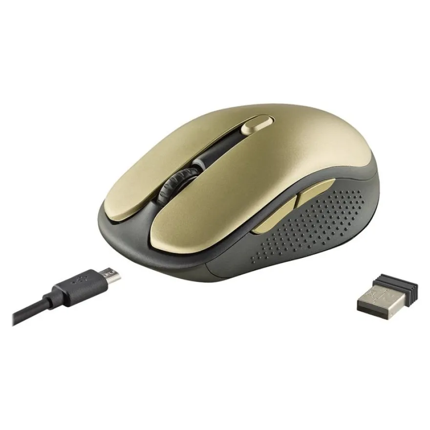 NGS Evo - souris sans fil - silencieuse - or