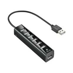 NGS IHUB7 TINY - Hub 7 ports USB 2.0 avec alimentation externe