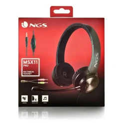 NGS MSX 11 Pro - Casque filaire avec micro - jack 3,5mm - noir