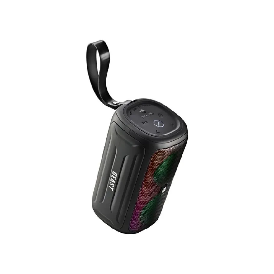 NGS Roller Beast - Mini enceinte sans fil - Bluetooth - 32 Watt - noir