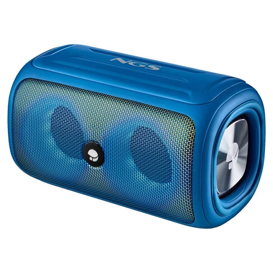 NGS Roller Beast - Mini enceinte sans fil - Bluetooth - 32 Watt - azur