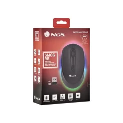 NGS Smog-RB - souris sans fil - noir