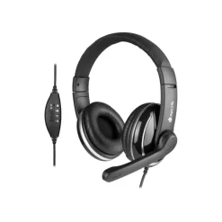 NGS VOX 800 - Casque filaire avec micro - connexion USB - noir