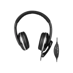 NGS VOX 800 - Casque filaire avec micro - connexion USB - noir