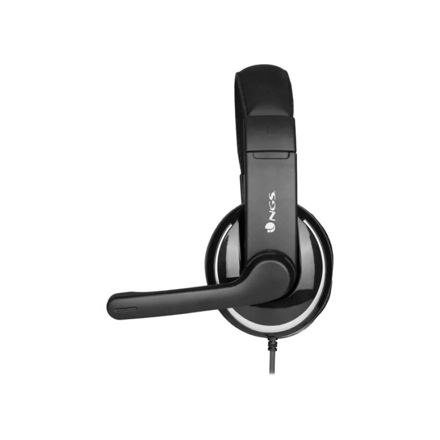 NGS VOX 800 - Casque filaire avec micro - connexion USB - noir