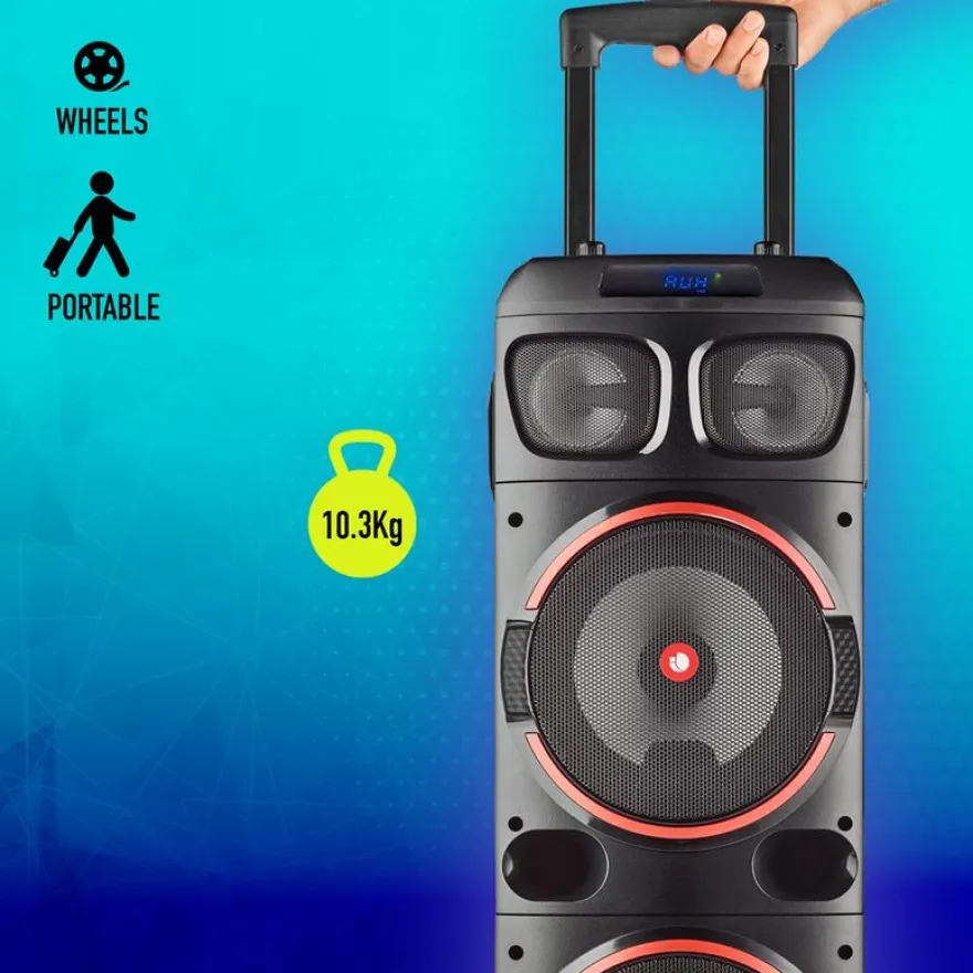 NGS WILD DUB 1 - enceinte de soirée - sans fil - avec batterie intégrée - noir
