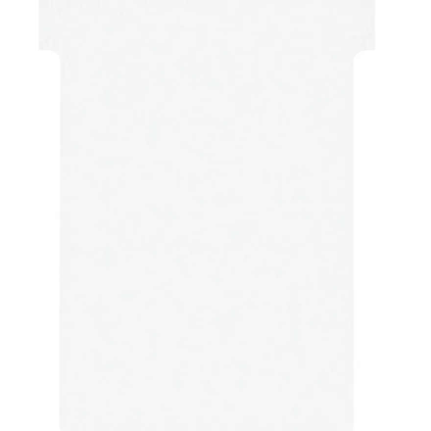 Nobo - 100 Fiches en T - Taille 3 - blanc