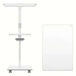 Nobo - Chevalet de conférence mobile - surface acier laqué magnétique - Move & Meet - 700 x 1000 mm