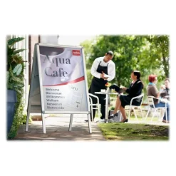 Nobo - Chevalet sur pied - porte-affiche clipsable A0