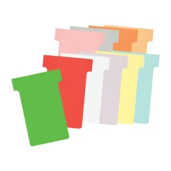 Nobo - Planning à fiches T - 13 colonnes - 80 x 96 cm - blanc