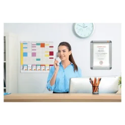 Nobo - Planning à fiches T - 7 colonnes indice 2 - 48 x 48 cm - blanc