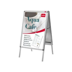 Nobo - Stop trottoir/Chevalet porte-affiche clipsable 70 x 100 cm
