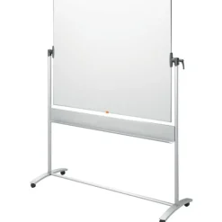 Nobo - Tableau blanc Classic émaillé pivotant mobile - 150 x 120 cm - magnétique