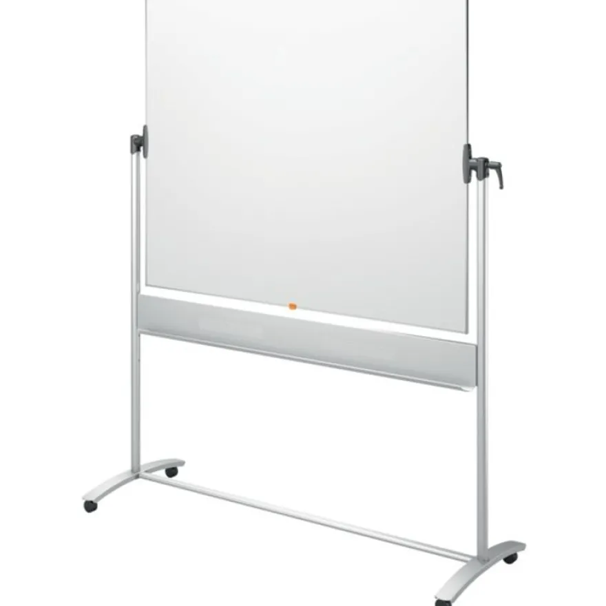 Nobo - Tableau blanc Classic émaillé pivotant mobile - 150 x 120 cm - magnétique