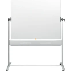 Nobo - Tableau blanc Classic émaillé pivotant mobile - 150 x 120 cm - magnétique