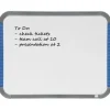 Nobo - Tableau blanc Slimline en acier laqué - 22 x 28 cm - magnétique - cadre blanc