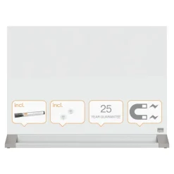 Nobo - Tableau de bureau en verre