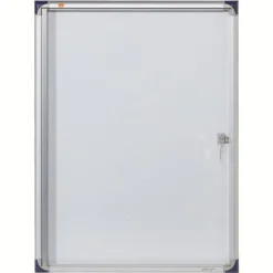 Nobo - Vitrine d'intérieur extra plate - 4 feuilles A4 - surface magnetique - porte battante - 51 x 68 x 2,5 cm