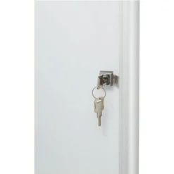 Nobo - Vitrine d'intérieur extra plate - 1 feuilles A4 - surface magnetique - porte battante - 30 x 38,5 x 2,5 cm