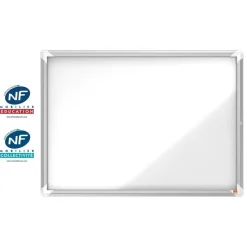 Nobo - Vitrine extérieure - 8 feuilles A4 - Surface magnétique - porte battante - 92,3 x 66,7 x 4,3 cm