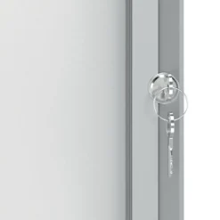 Nobo - Vitrine extérieure - 8 feuilles A4 - Surface magnétique - porte battante - 92,3 x 66,7 x 4,3 cm