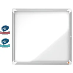 Nobo - Vitrine extérieure - 6 feuilles A4 - Surface magnétique - porte battante - 70,8 x 66,7 x 4,3 cm
