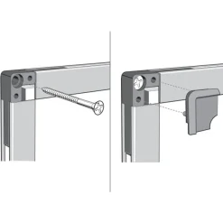 Nobo Classic Steel - Tableau blanc acier laqué - 60 x 45 cm