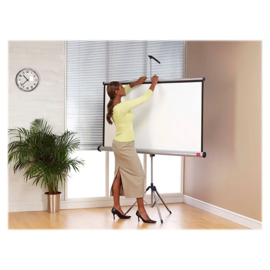 NOBO écran de projection avec trépied - 175 x 133 cm